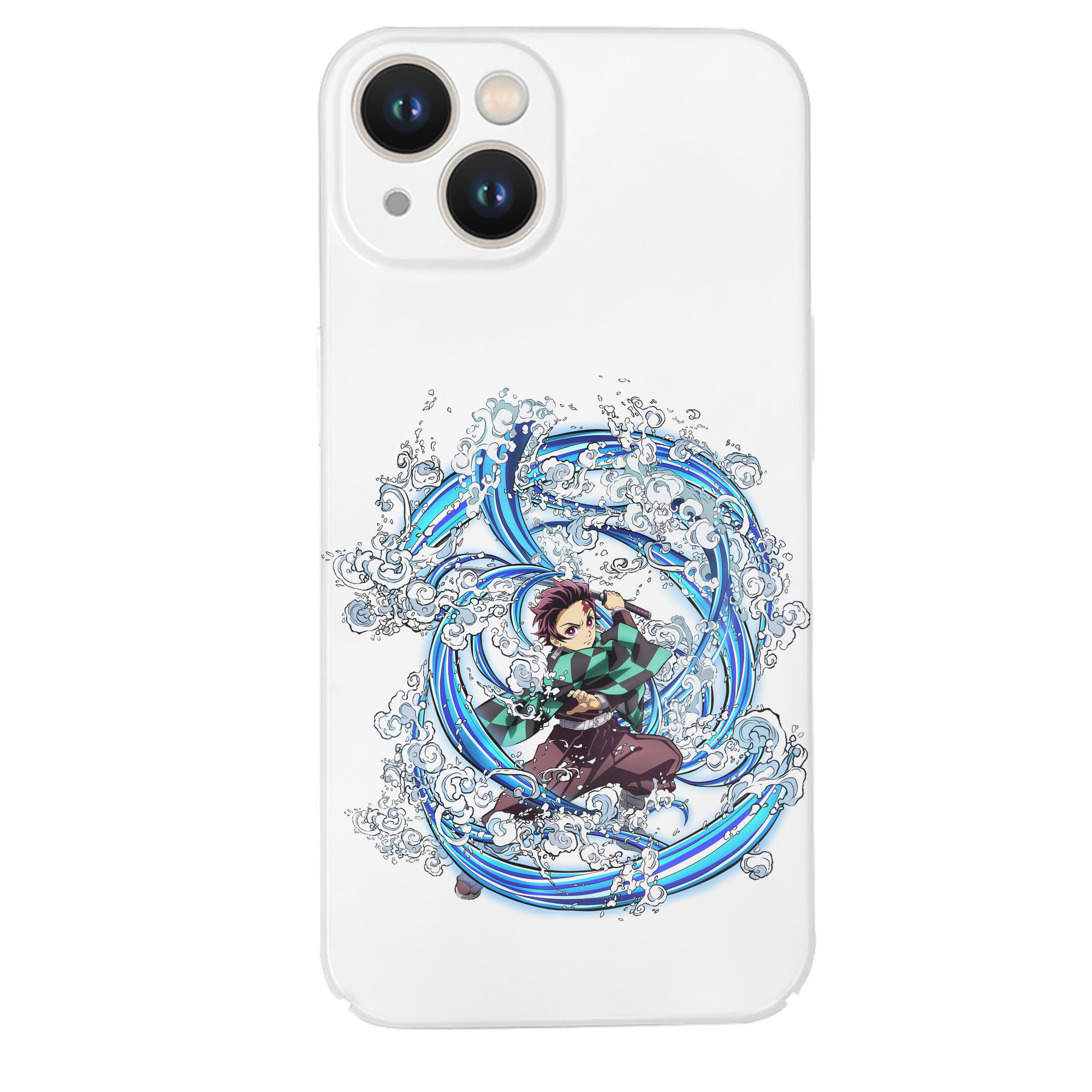 （画像用） 鬼滅の刃 竈門 炭治郎／かまど たんじろう Kamado Tanjirou 【iPhone 14シリーズ対応】ハードケース